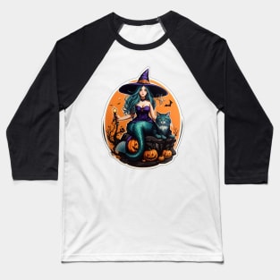 Purple Sea Witch Baseball T-Shirt